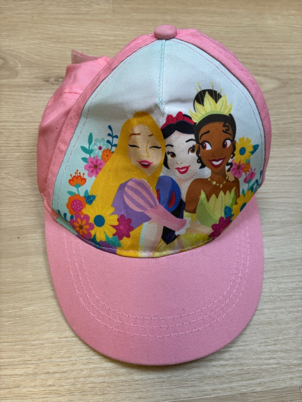 Disney Princess Pink Cap Rapunzel Tiana Snow White Toddler Girls’ OSFM
